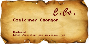Czeichner Csongor névjegykártya